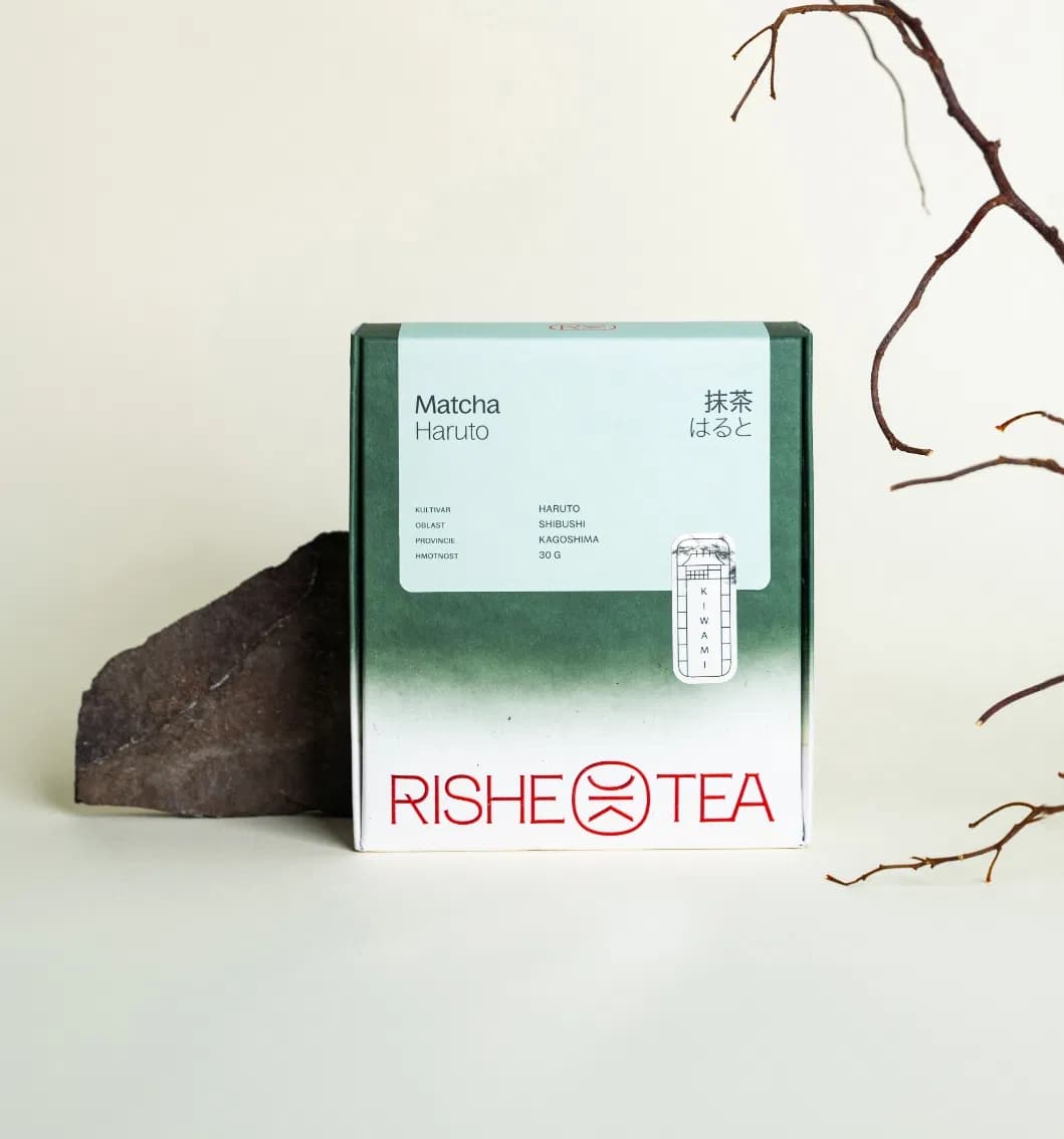 Branding for a premium Japanese tea importer Rishe tea