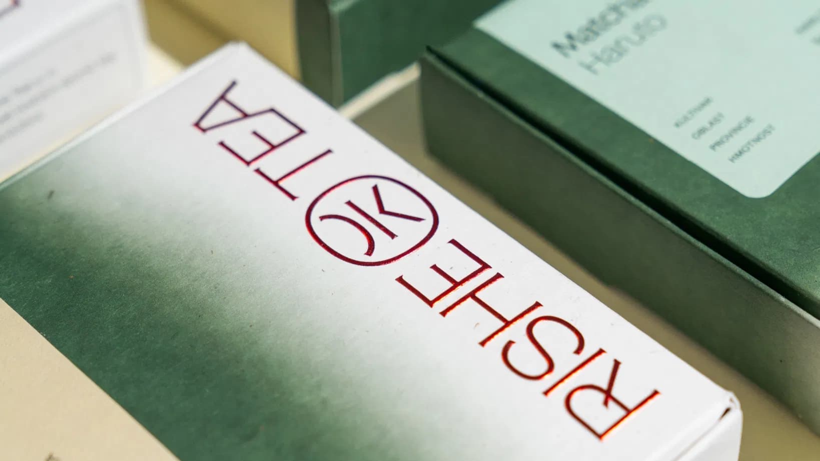 <p>Branding for a premium Japanese tea importer Rishe tea &nbsp;</p>